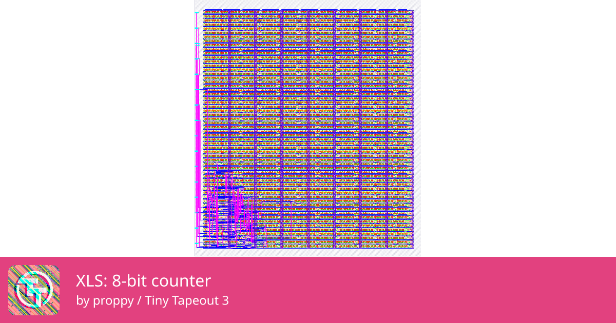 141 XLS: 8-bit counter :: Quicker, easier and cheaper to make your own ...