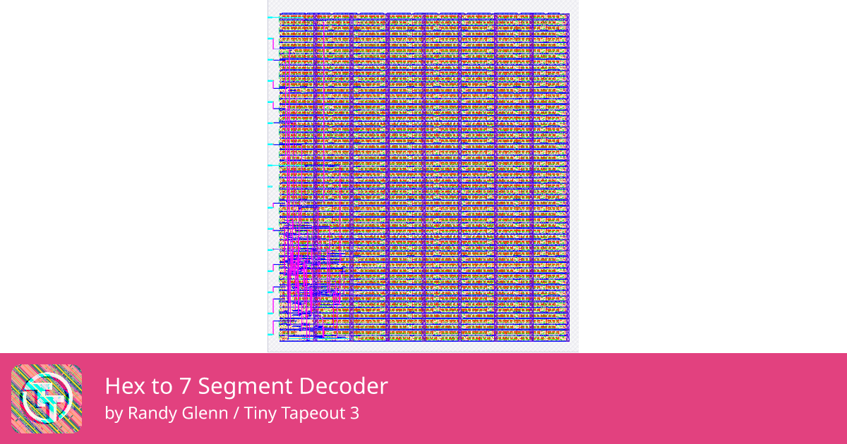 210 Hex to 7 Segment Decoder :: Quicker, easier and cheaper to make ...