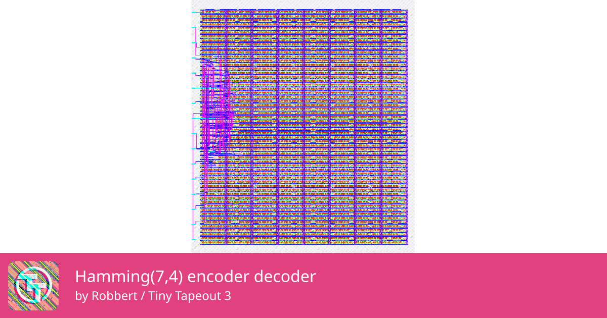 67 Hamming(7,4) encoder decoder :: Quicker, easier and cheaper to make ...