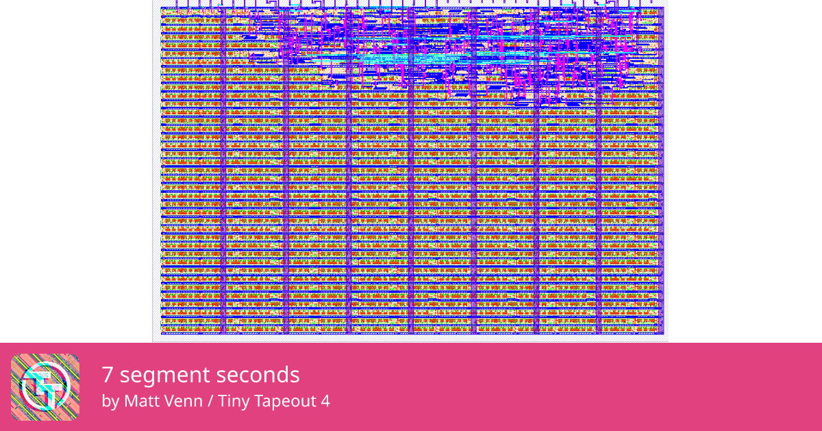 3 7 segment seconds :: Quicker, easier and cheaper to make your own chip!