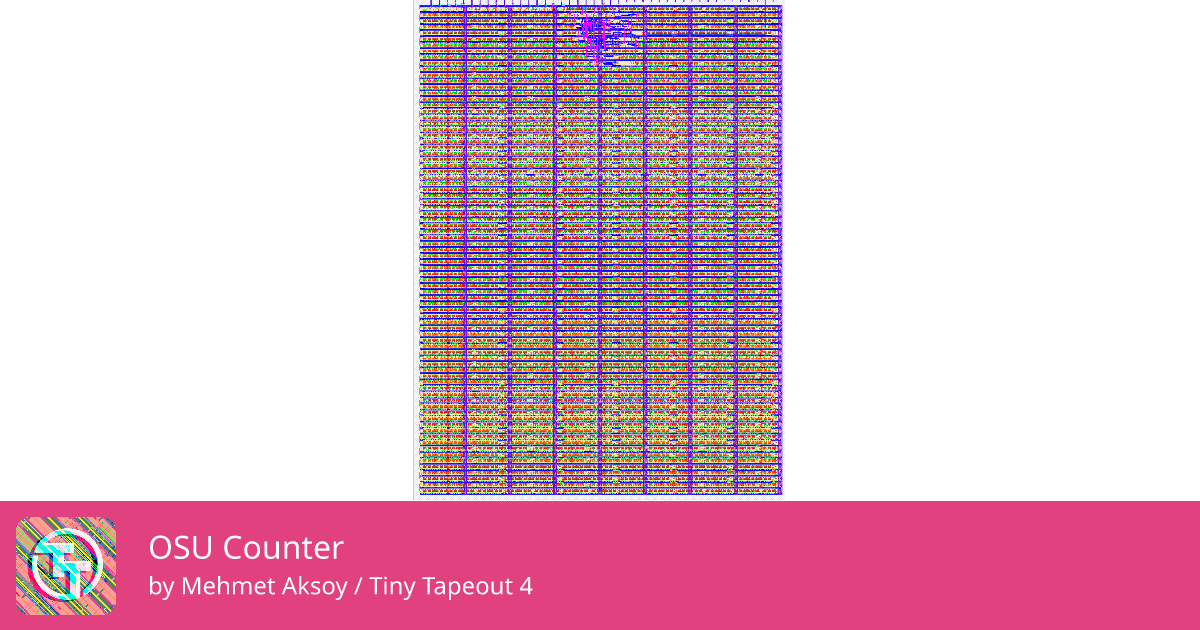 113 OSU Counter :: Quicker, easier and cheaper to make your own chip!