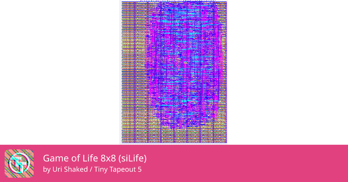 270 Game of Life 8x8 (siLife) :: Quicker, easier and cheaper to make ...