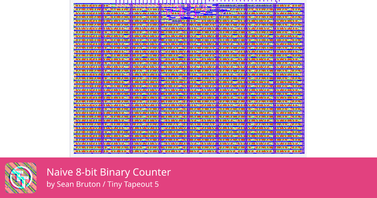 231 Naive 8-bit Binary Counter :: Quicker, easier and cheaper to make ...