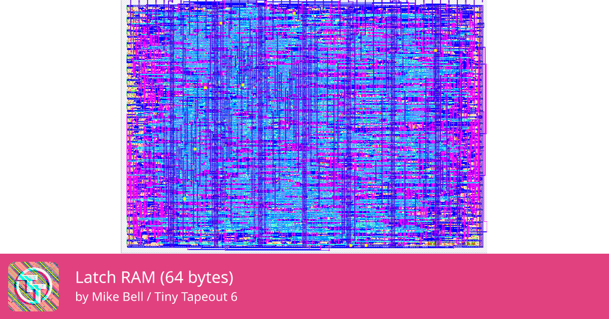 620 Latch RAM (64 bytes) :: Quicker, easier and cheaper to make your ...