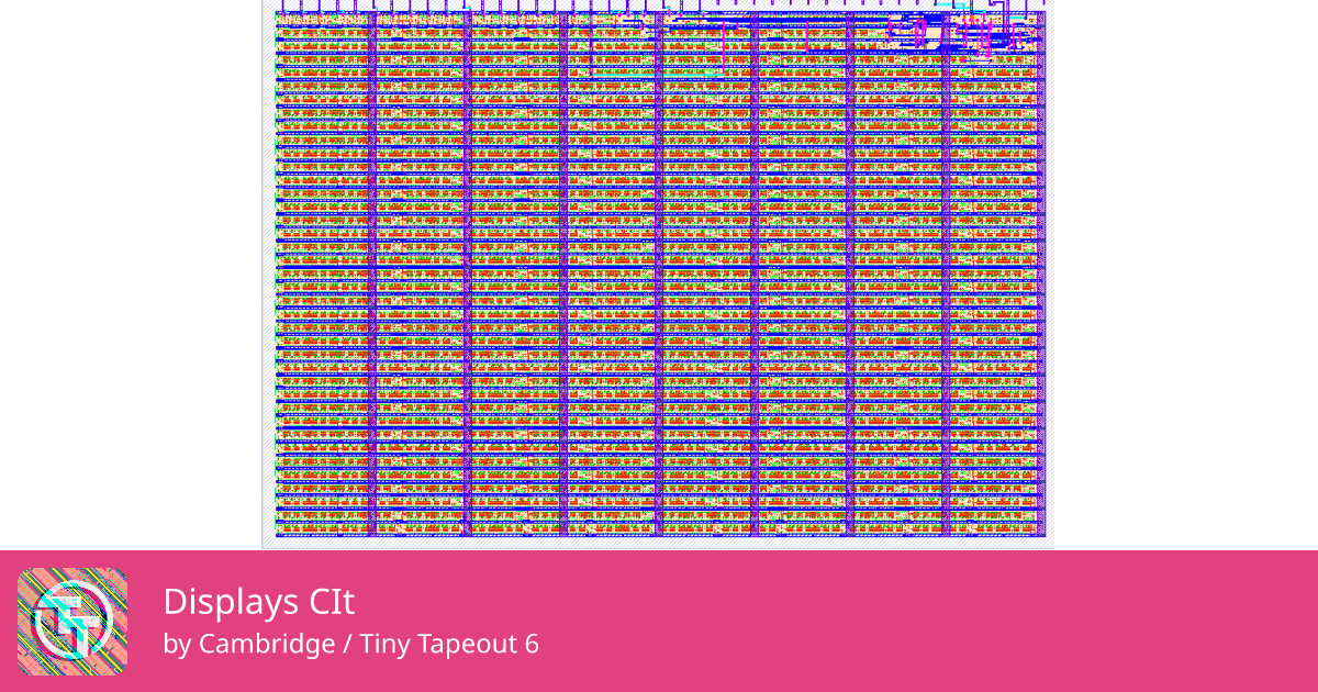 744 Displays CIt :: Quicker, easier and cheaper to make your own chip!