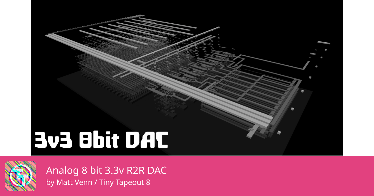 488 Analog 8 bit 3.3v R2R DAC :: Quicker, easier and cheaper to make ...
