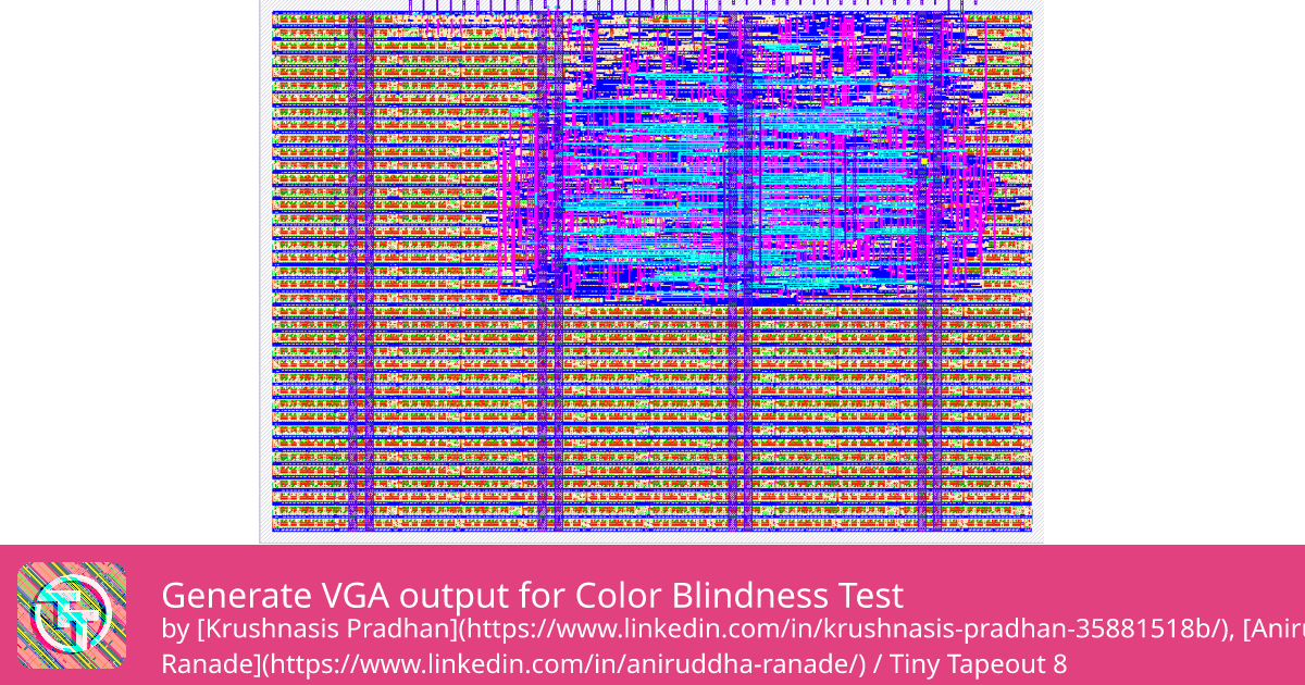 330 Generate VGA output for Color Blindness Test :: Quicker, easier and ...