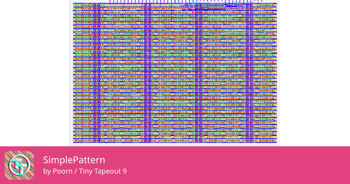 456 SimplePattern :: Quicker, easier and cheaper to make your own chip!