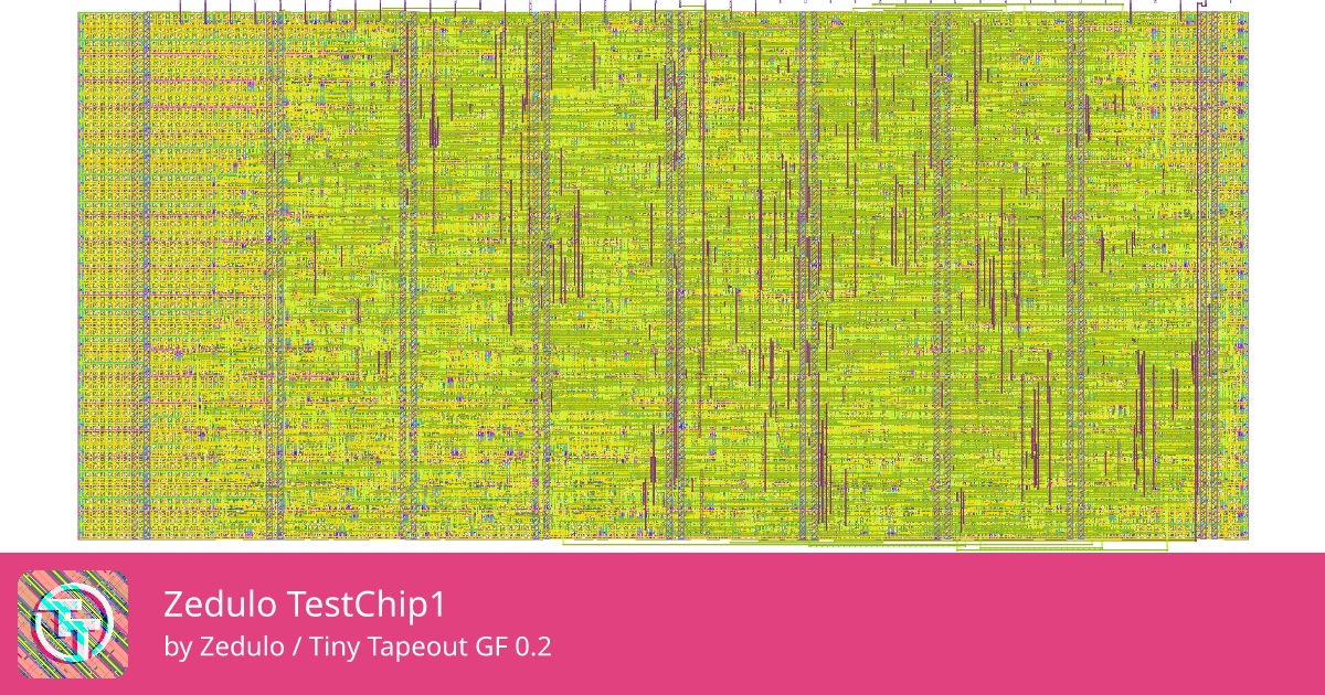 32 Zedulo TestChip1 :: Quicker, easier and cheaper to make your own chip!