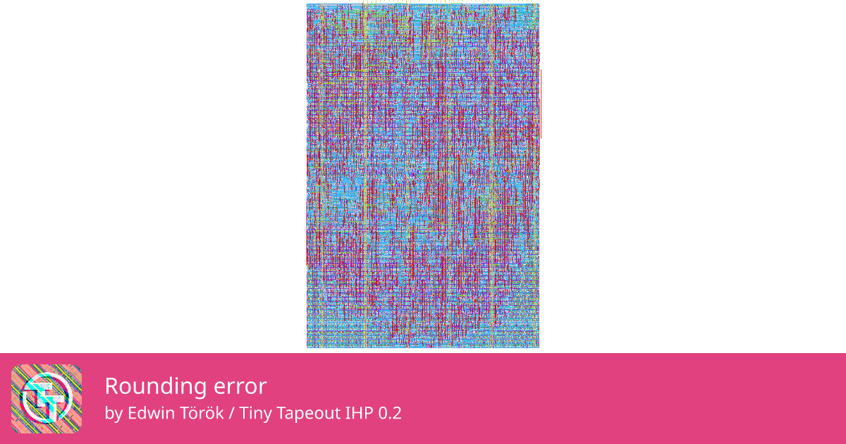 101 Rounding error :: Quicker, easier and cheaper to make your own chip!