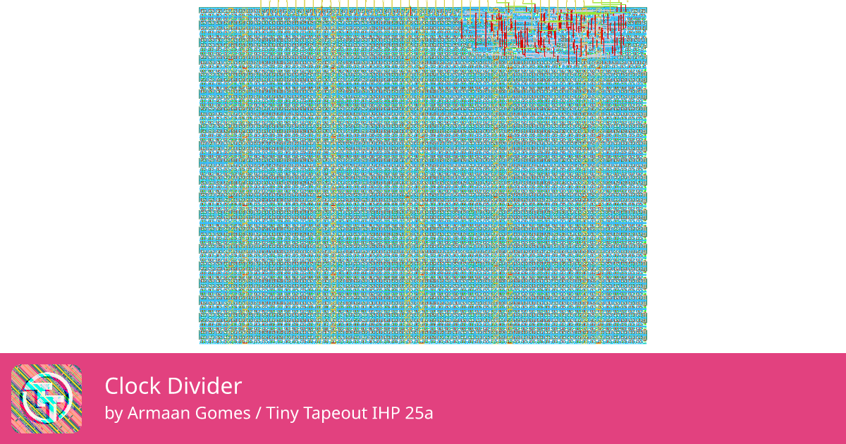 353 Clock Divider :: Quicker, easier and cheaper to make your own chip!