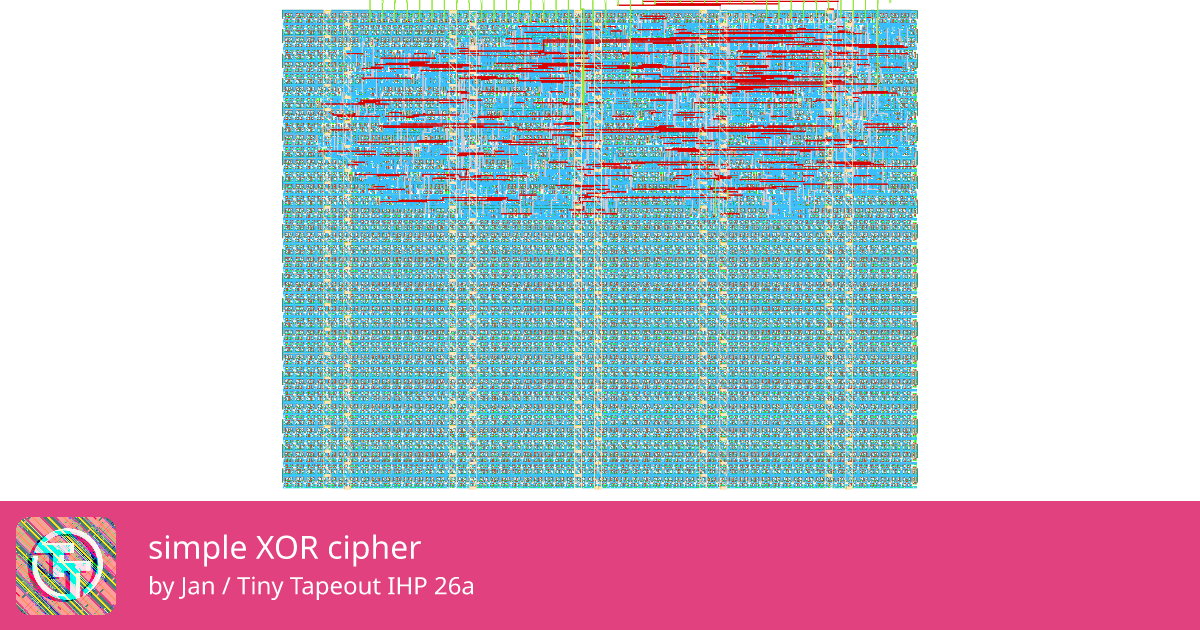 834 simple XOR cipher :: Quicker, easier and cheaper to make your own chip!
