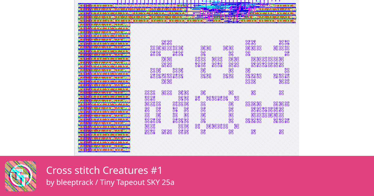869 Cross stitch Creatures #1 :: Quicker, easier and cheaper to make ...