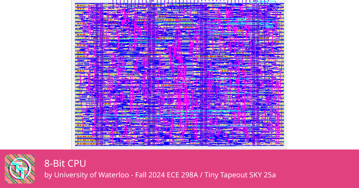 34 8-Bit CPU :: Quicker, easier and cheaper to make your own chip!
