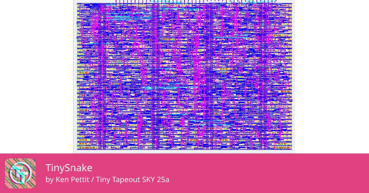 684 TinySnake :: Quicker, easier and cheaper to make your own chip!