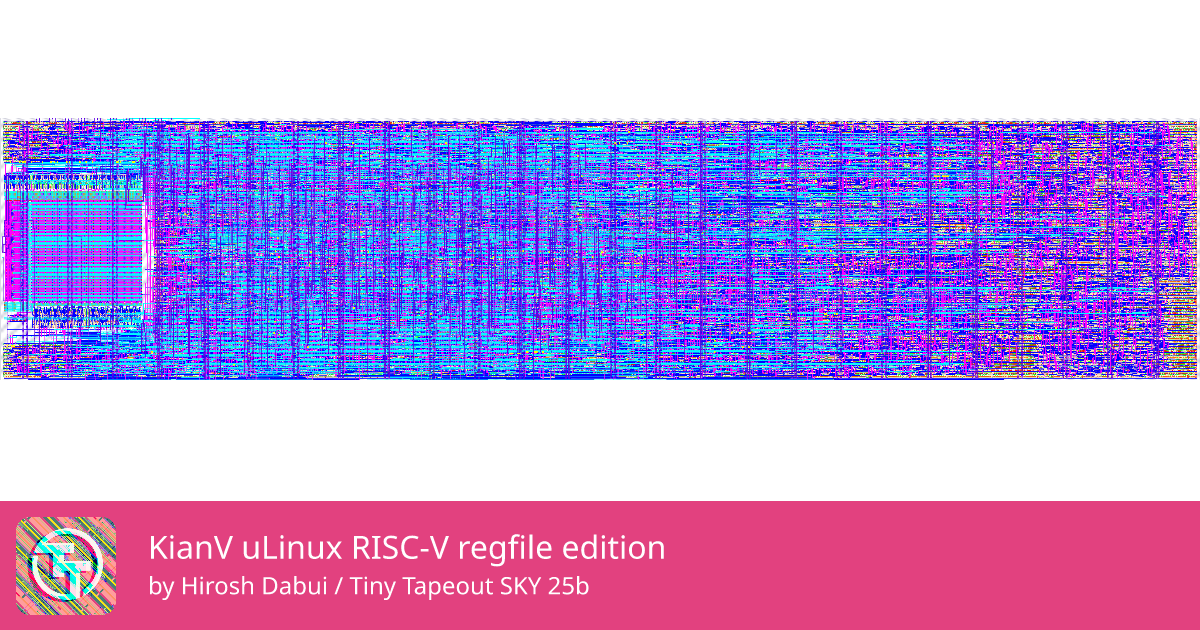 970 KianV uLinux RISC-V regfile edition :: Quicker, easier and cheaper ...