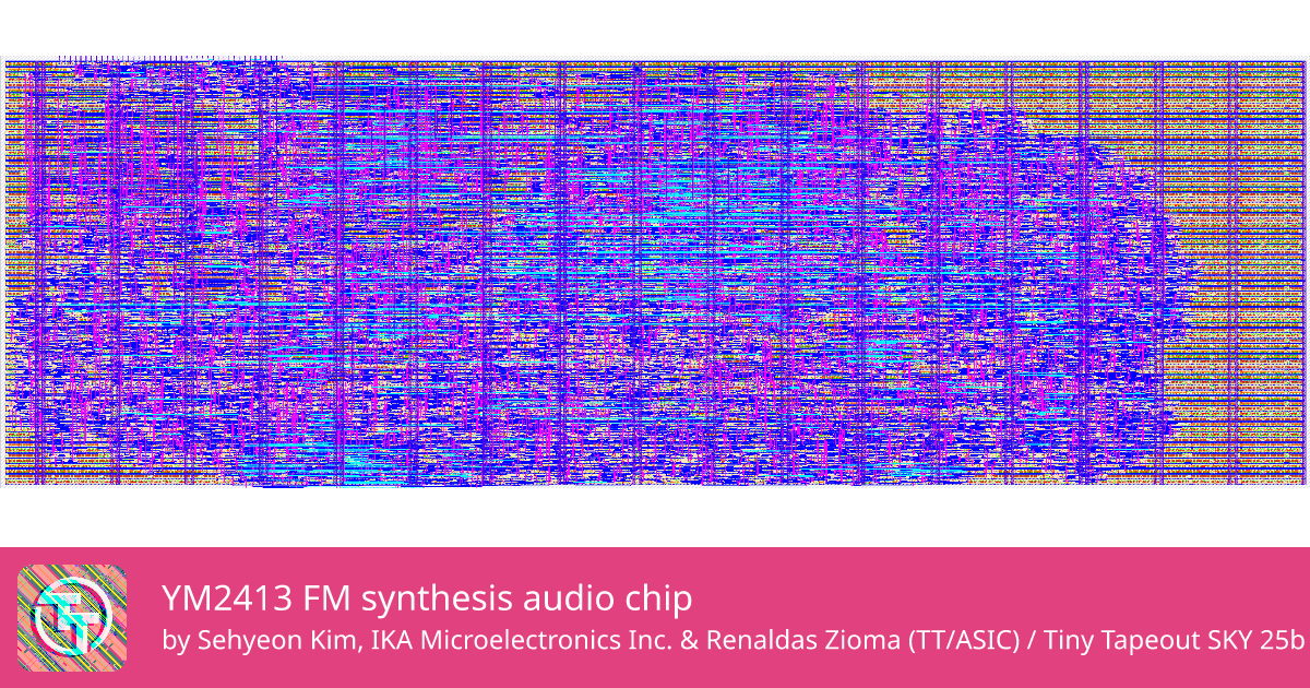 774 YM2413 FM synthesis audio chip :: Quicker, easier and cheaper to ...