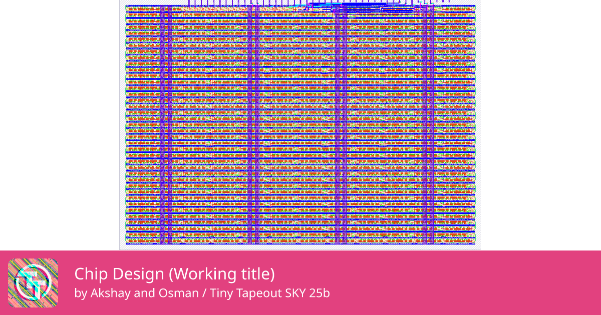 65 Chip Design (Working title) :: Quicker, easier and cheaper to make ...