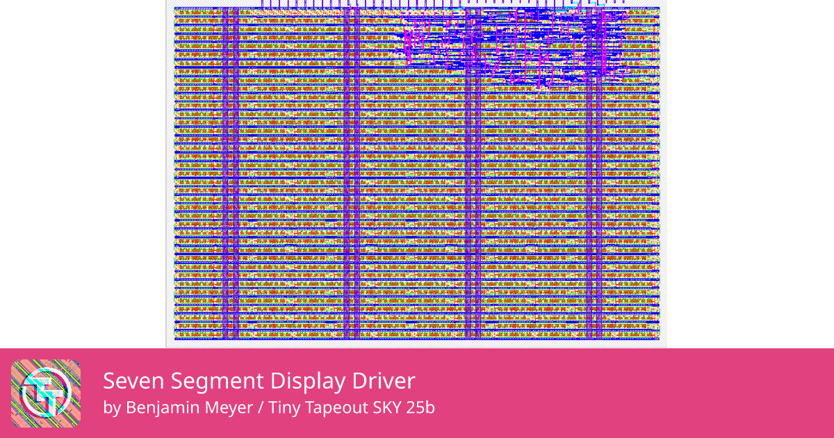 425 Seven Segment Display Driver :: Quicker, easier and cheaper to make ...