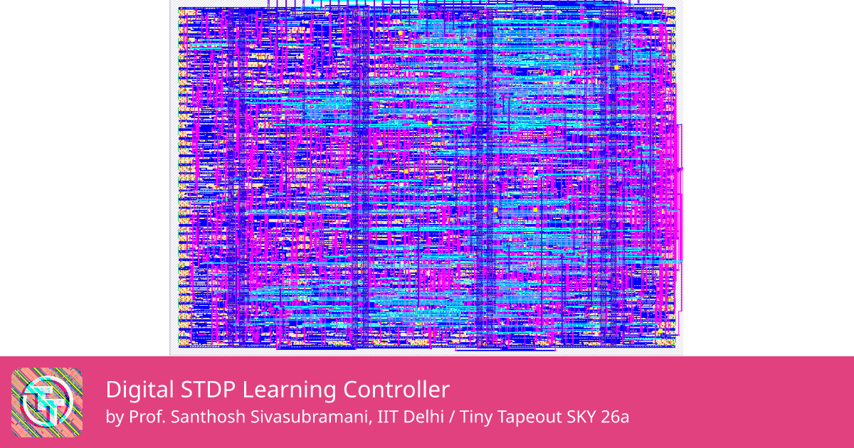 458 Digital STDP Learning Controller :: Quicker, easier and cheaper to ...