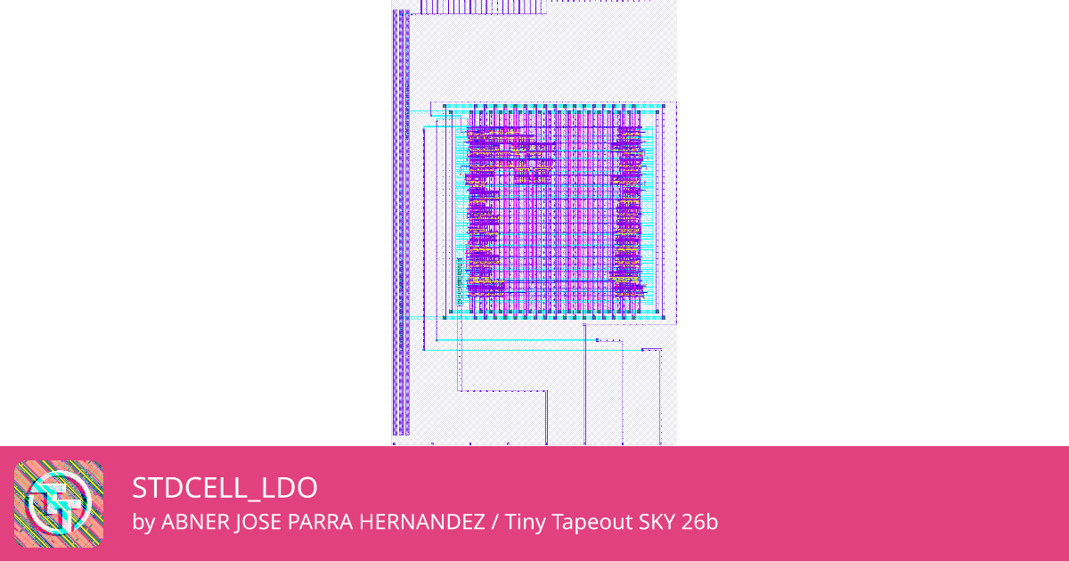 526 STDCELL_LDO :: Quicker, easier and cheaper to make your own chip!