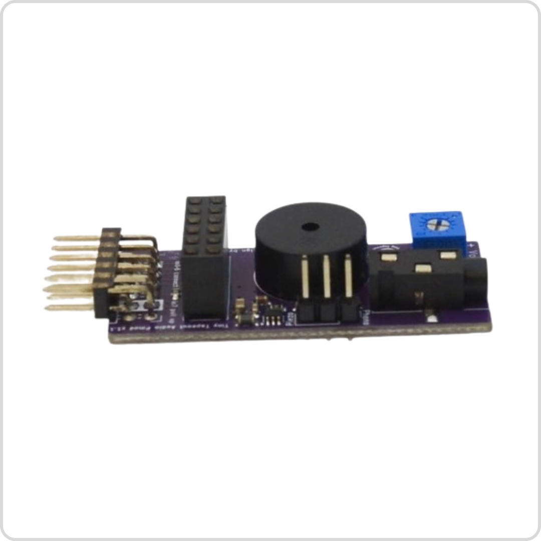 Buzzer and 3.5 mm audio out